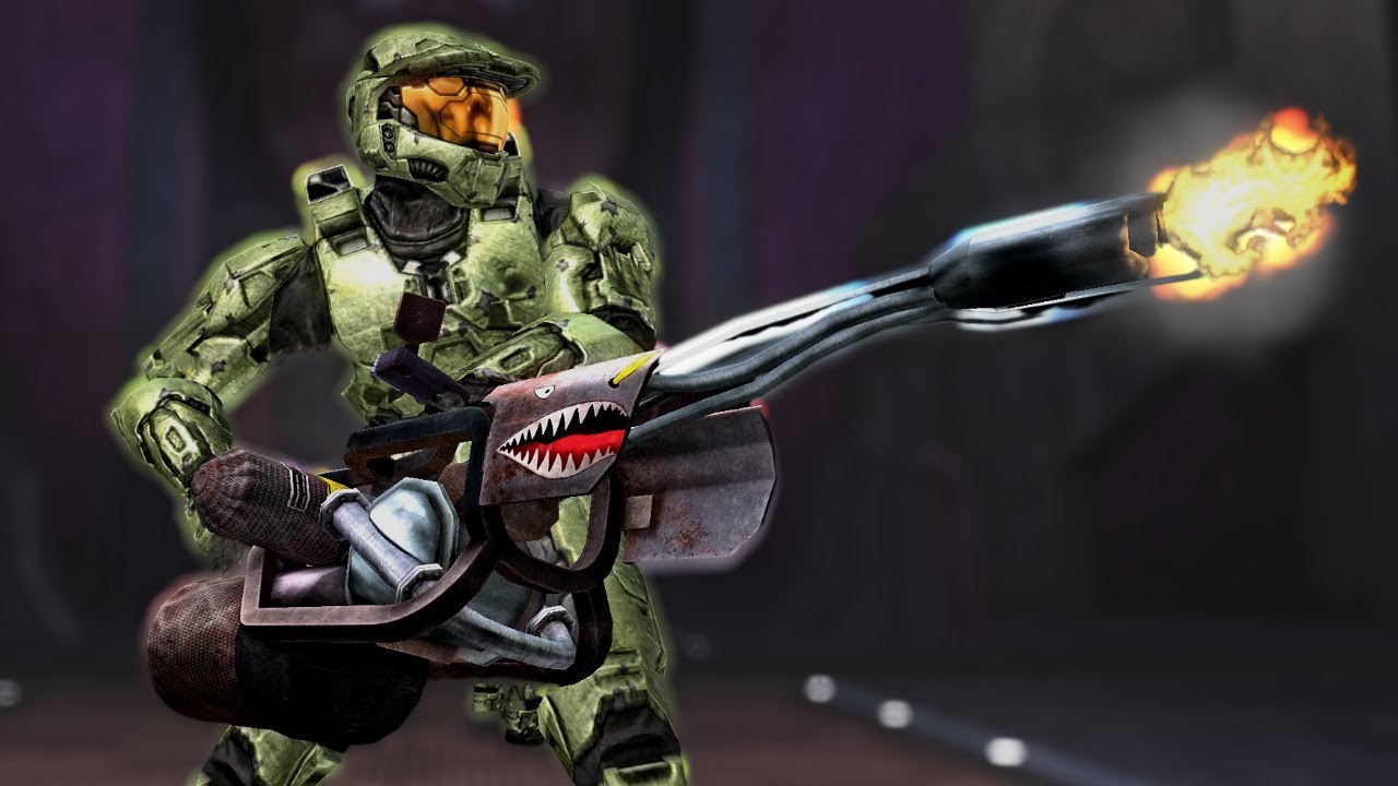 Halo 2 with THE Flamethrower