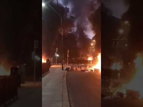 #EvaisónMasiva Barricada Valparaíso 19 de octubre de 2019