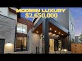 Touring a brand new 2650000 luxury home