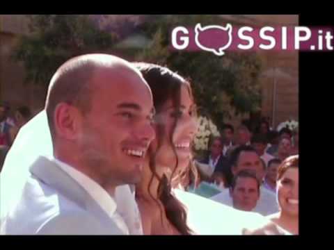 Matrimonio Toscano per Wesley Sneijder