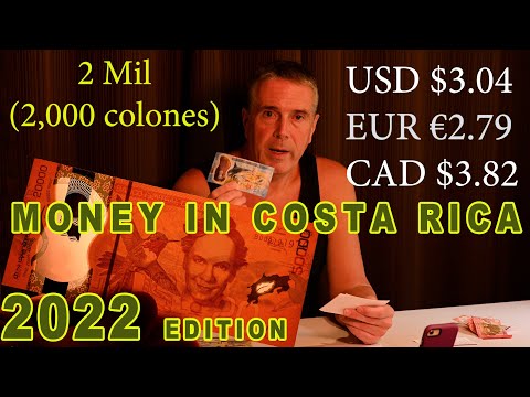 ??Money In Costa Rica, ? ? ? The Colon, What Is Each Bill Worth? 2022 Edition ?