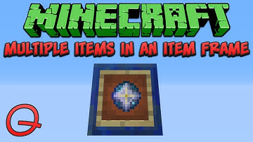 Minecraft: Multiple Items In An Item Frame (Quick) Tutorial