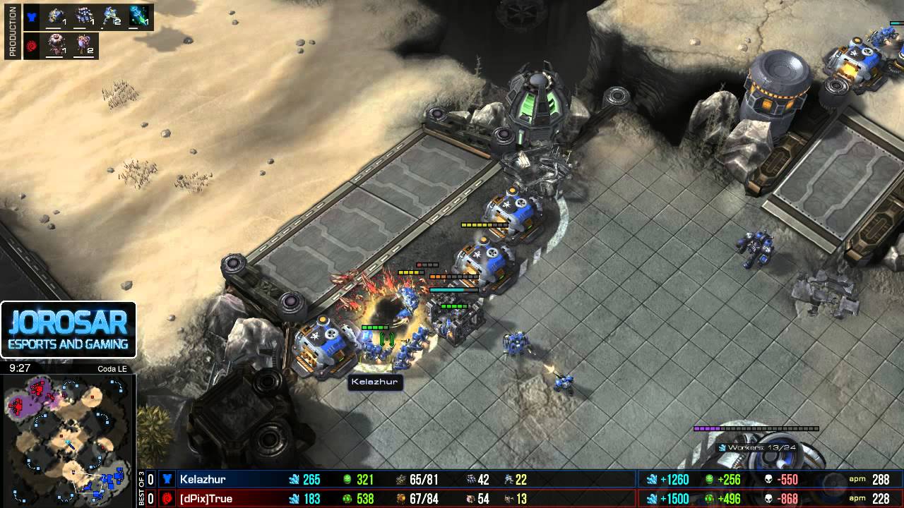 StarCraft II Kelazhur vs TRUE: Gfinity £100 Cup Game 1