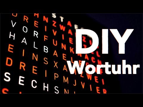 DIY Wortuhr mit Frontplatte aus Edelstahl! - So geht Style! | Tips, Tricks & More