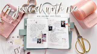 JOURNAL WITH ME | CATCHING UP, MID JANUARY PAGES | Charmaine Dulak