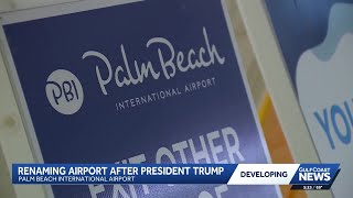 DeSantis signs bill to rename Palm Beach International Airport after Trump