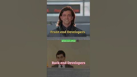 Tag Your Developer Friend | Frontend developer | Backend developer #funny #shorts #fun #viralvideo
