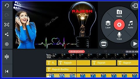 Bulb name art video editing || name video editing || kinemaster video editing || name maker video