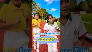 😂🤣Overconfidence FAIL😂 Aarvi vs Lily Race Gone Wrong #LearnEnglishwithAarvi #english #shorts