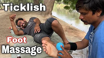 ASMR Soothe, Don't Tickle: The Relaxing Foot Massage for Sensitive Soles"