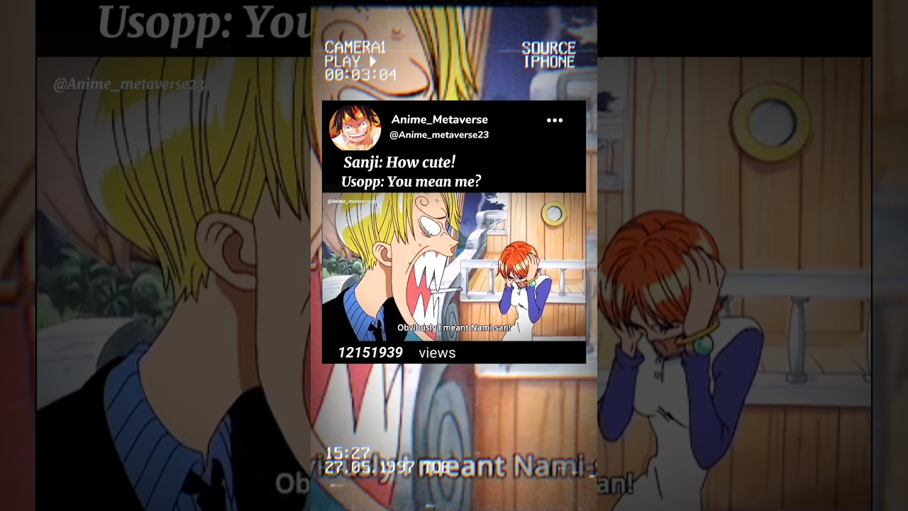 Sanji and Usopp funny moments 😂 