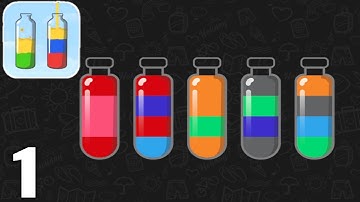 Water Sort Puzzle Premium - Gameplay Walkthrough Part 1 All Levels 1-15 (Android & iOS)