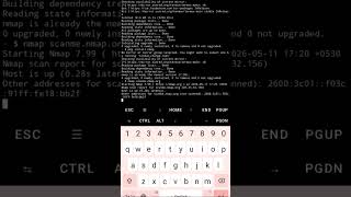 Every Ethical Hacker Uses This Tool 😳 | Nmap in Termux #shorts #termux #nmap #cybersecurity