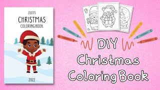 DIY Christmas Coloring Book
