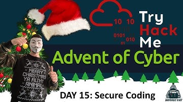 🎄🎅 TryHackMe! Advent Of Cyber 2022 Day 15 [ Secure Coding ] walkthrough with InfoSec Pat - OSCP 🎅🎄