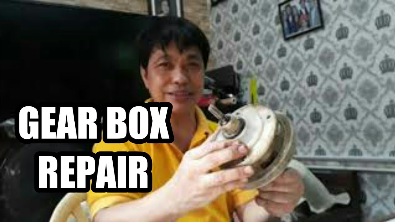 WASHING MACHINE GEAR BOX REPAIR YouTube