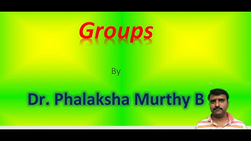 Groups -Introduction | B.Sc Maths