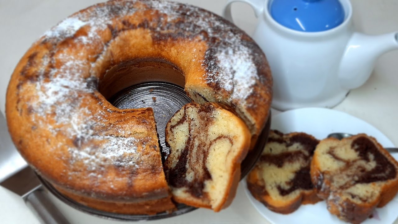Cake marbré ‐ كيكة رخامية/ marble cake