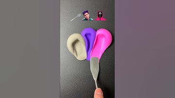 Who can kill Thanos Guess the mixed color of Squid Game #satisfying #squidgame2 #sharkzhan