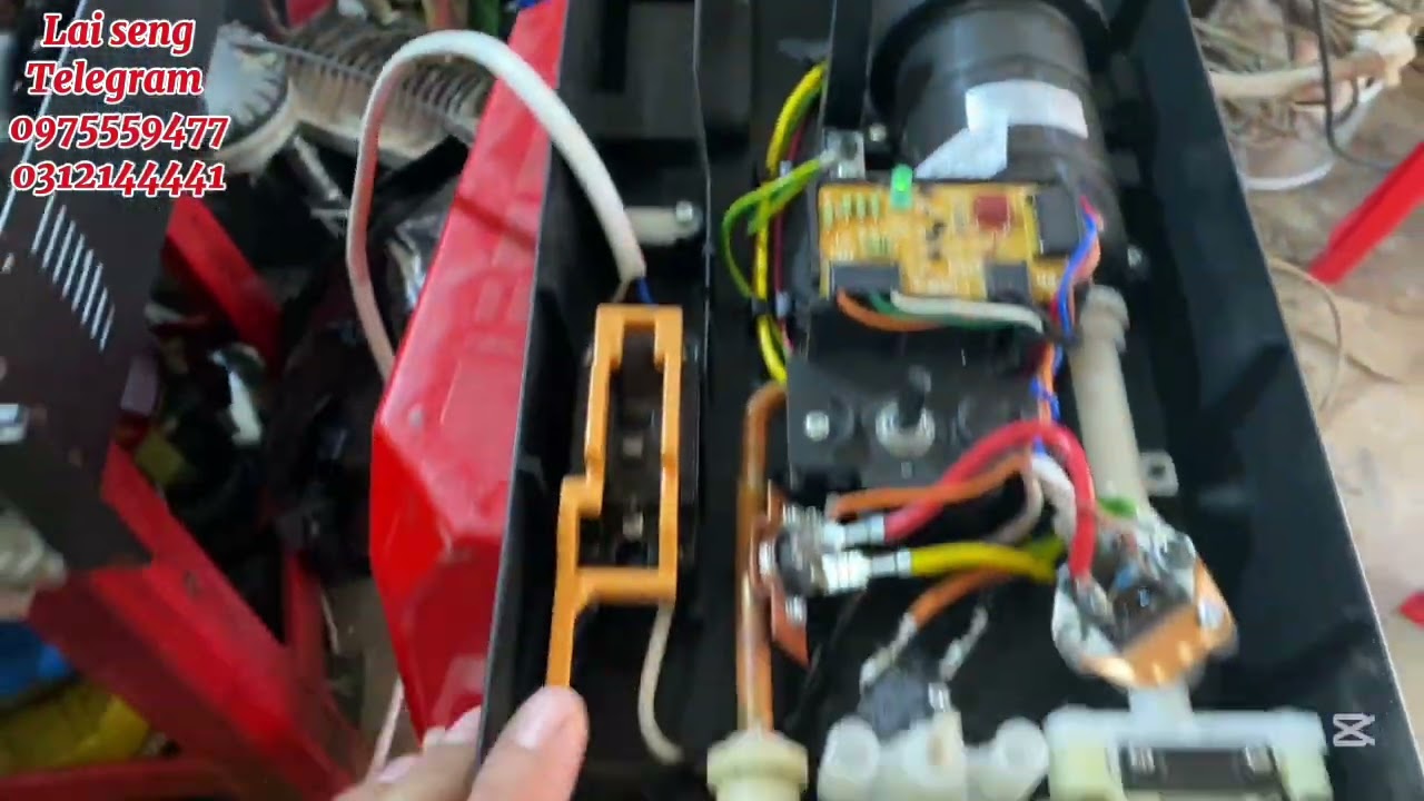 ជួសជុលម៉ាសុីនទឹកក្តៅទឹកត្រជាក់(ខូចអត់ក្តៅ#ripar #electronic #electronic contro/0975559477/0312144441