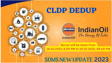 CLDP DEDUP IN SDMS | SDMS NEW UPDATE 2023 | IOCL-HPCL-BPCL MERGED IN CLDP | Common LPG Data Platform