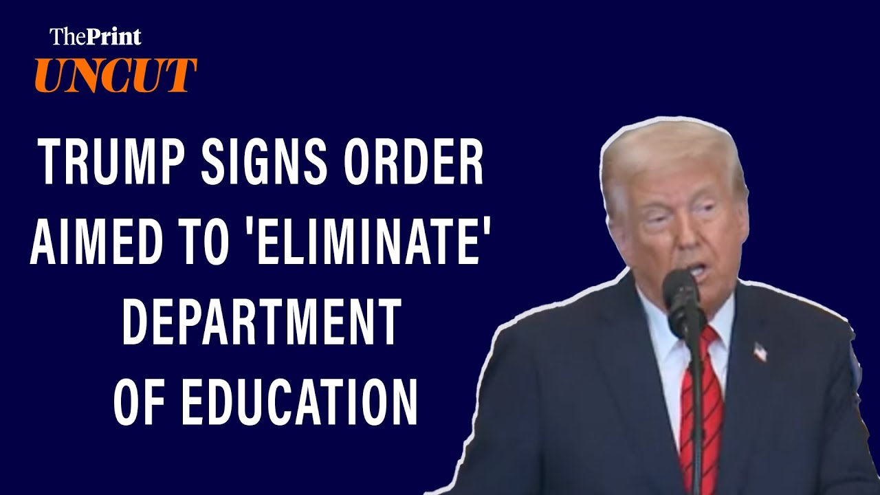 'We're going to return education back to the states where it belongs ...