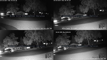 HDview vs HikVision vs REOlink - 4MP IP Camera Nighttime sample