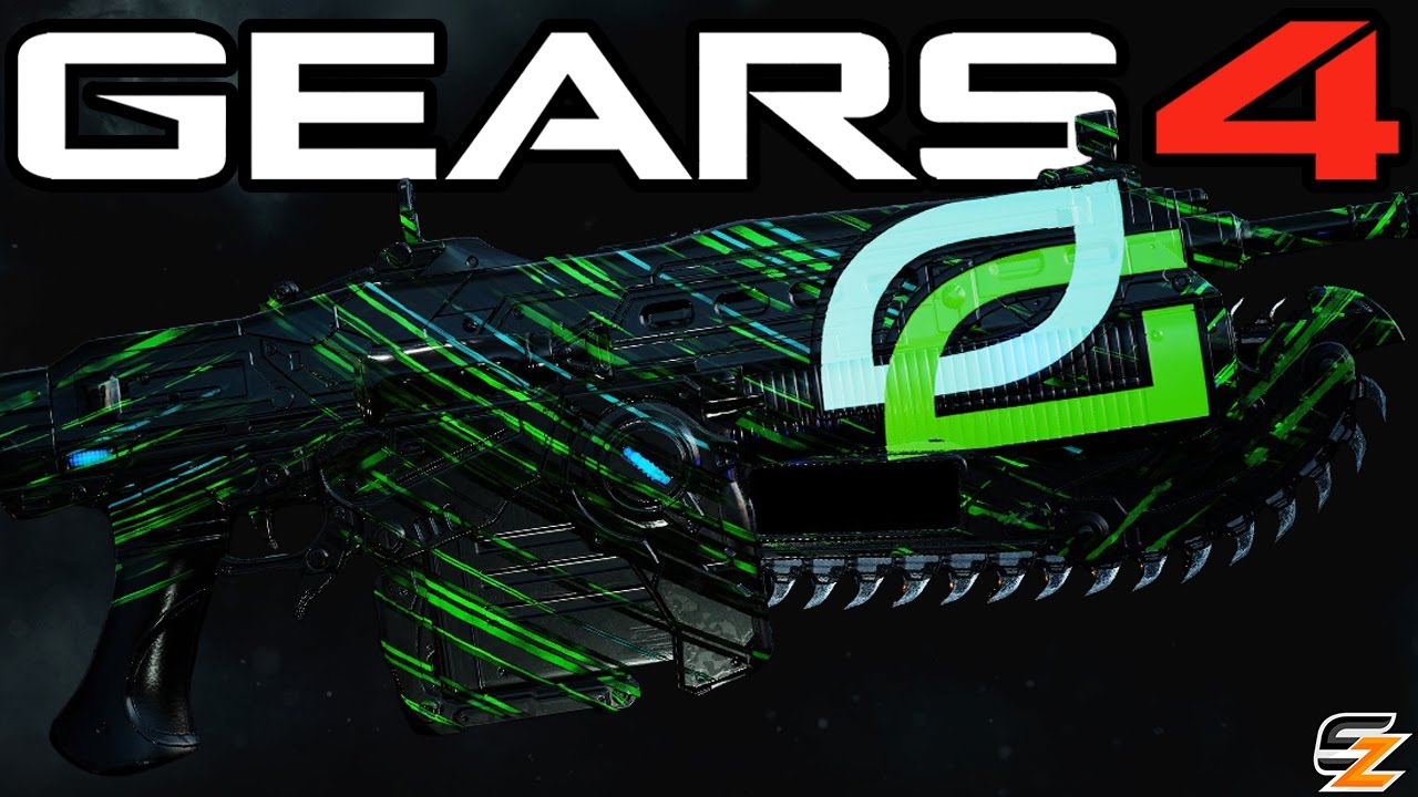 Gears of War 4 "OpTic Gaming Weapon Skins" Gameplay! (Gears of War 4