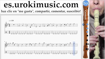 Como Tocar flauta dulce G. Lukas Graham - 7 Years Tablatura Parte#1 ejercicios um-i927