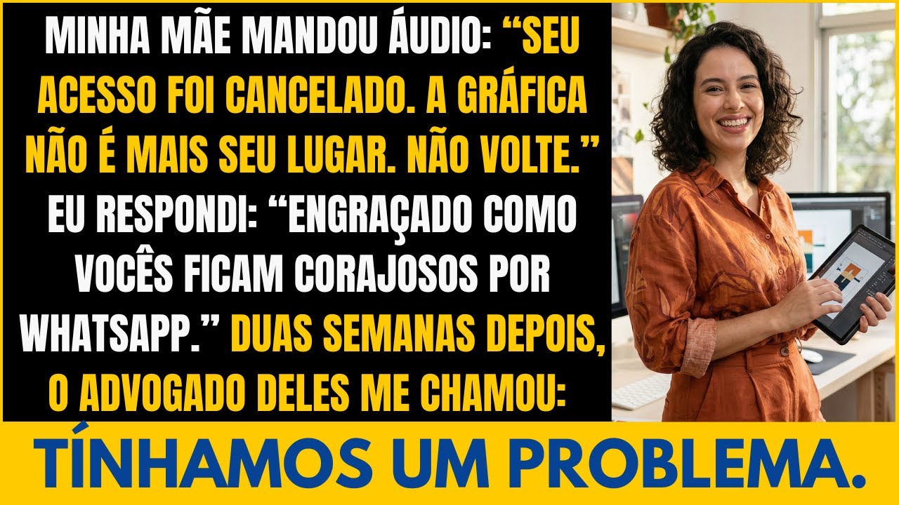 Minha Mãe Me Expulsou Da Empresa Da Família… E Achou Que Eu Ia Engolir Em Silêncio