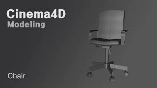 [Cinema4D] Modeling - Chair (Part 02)