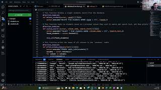 SQL SQLite relational database Student Database