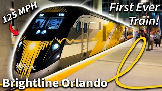 Brightline Orlando's FIRST Train! 125 MPH from MCO to MIA