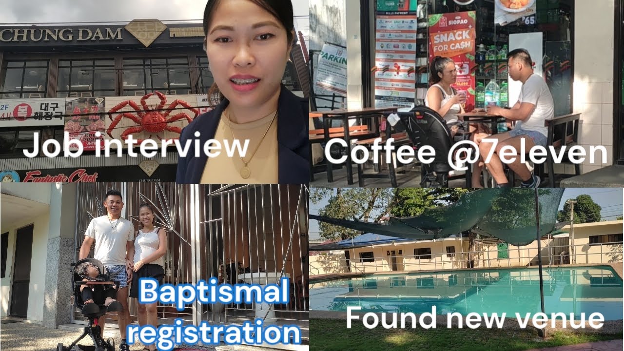 Christening prep P3: Catholic Baptismal registration in PH + Job interview + husband cooking
