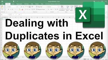 Dealing with Duplicates in Excel and Finding Unique Data