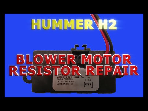 Hummer H2 2005 – Blower Motor Controller Repair (Blower Resistor)