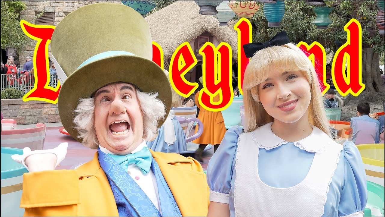 Страна чудес ждет: чаепитие Алисы и Безумного Шляпника в Диснейленде!