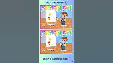 Can You Spot 3 Differences in This Beautiful Painting? 🎨🧐 | Challenge Yourself!