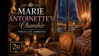 🌧️ Rainy Evening in Marie Antoinette's Chamber | Versailles Ambience | 2 Hours screenshot 3