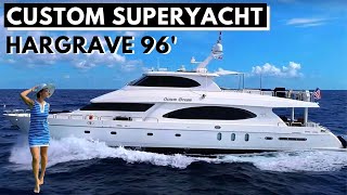 2005 HARGRAVE 96 'OSSUM DREAM' Custom SuperYacht Tour 2017 Refit Liveaboard Charter