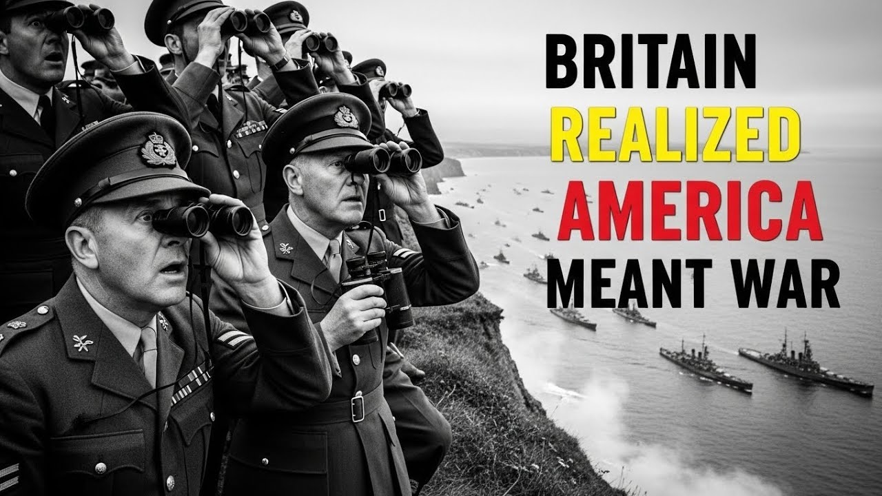 British Generals' Stunned Reactions to America's Massive D-Day Armada – The Quotes That Changed WWII