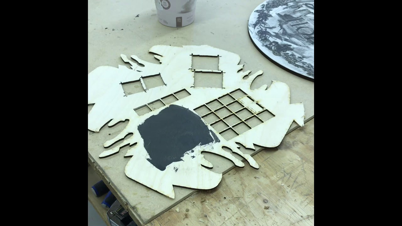 Filling Engraving with Wood Putty YouTube