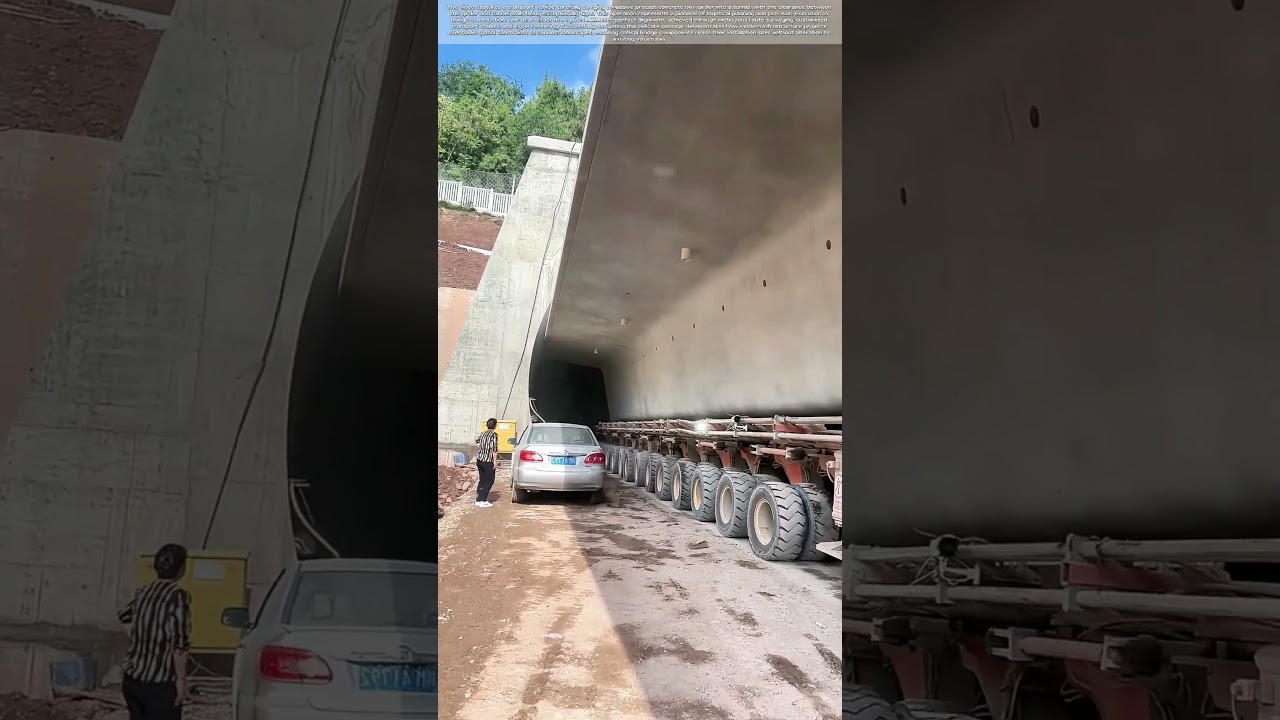 Tunnel Transit: Navigating a Precast Bridge Girder Through Tight Spaces