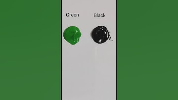 What does mixing green and black make? #youtubeshorts#black#green#huntergreen#color#acrylicpaint