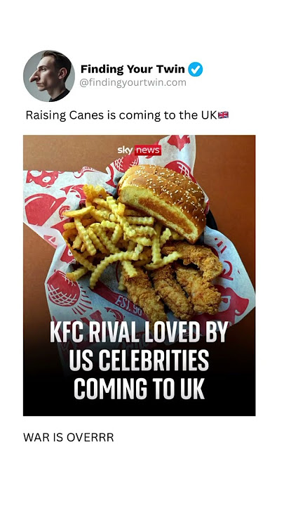 Raising Canes Arrives In The UK🇬🇧