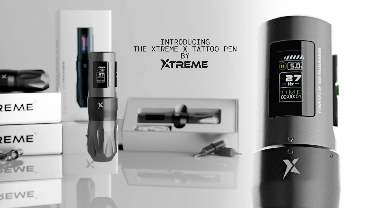 XTREME X WIRELESS TATTOO PEN MACHINE COLLAB WITH AI-TENITAS