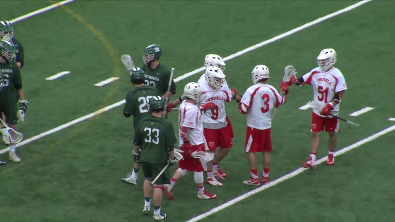 Highlights Cornell Men's Lacrosse vs. Dartmouth 4/1/17 YouTube