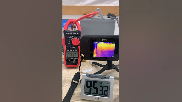 Alberta lithium battery company 100ah deep cycle battery test. Time lapse