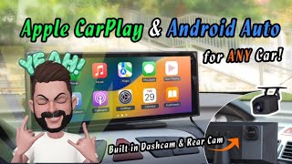 Eonon P4 Features and review - Android auto & Apple CarPlay  with Duel cameras for any car!
