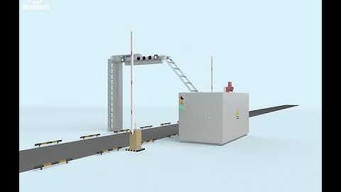 Iwildt an 48002800hs large truck container X ray security scanning system